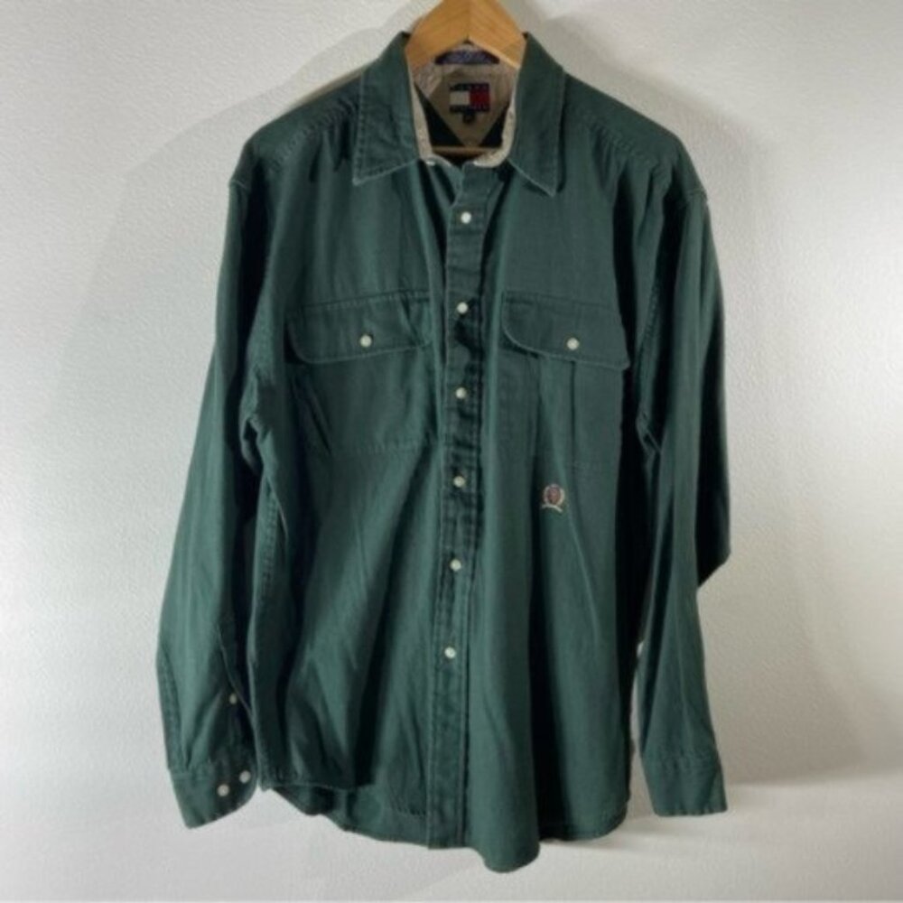 Vintage Tommy Hilfiger Men’s Casual Button Down Shirt. Size L.